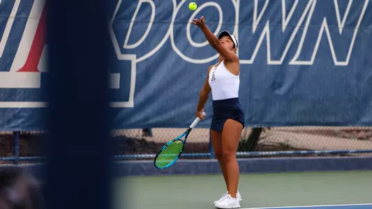 Midori Castillo-Meza - TUCSON, ARIZ. —Women’s Tennis vs. NMSU at Robson Tennis Center March 14, 2023.
Photo by Madison Farwell / Arizona Athletics