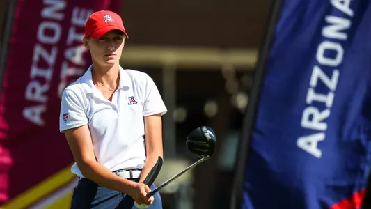 Gile Bite Starkute - TEMPE, ARIZ. -- Women’s golf competes in round three of the Pac-12 Conference Championship at Papago Golf Club.
April 19, 2023.
Photo by Mike Christy / Arizona Athletics