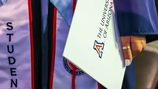 - TUCSON, ARIZ. -- 2023 Athletics Commencement at McKale Center.
May 11, 2023.
Photo by Rebecca Sasnett / Arizona Athletics