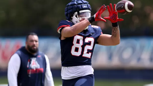 wide receiver Dorian Thomas (82) - TUCSON, ARIZ. -- Football Fall Camp Day 5
Aug. 7, 2023.
Photo by Catherine Regan / Arizona Athletics