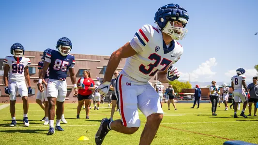 defensive end Nolan Clement (37) - TUCSON, ARIZ. -- Football Fall Camp, day 6.
Aug. 8, 2023.
Photo by Mike Christy / Arizona Athletics