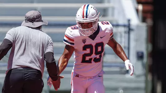cornerback Devin Dunn (29) -TUCSON, ARIZ. -- FB Fall Camp Scrimmage #1 at Arizona Stadium
Aug. 12, 2023.
Photo by Marison Bilagody / Arizona Athletics