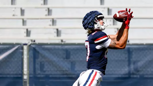 tight end Tyler Powell (87) - TUCSON, ARIZ. -- Football Scrimmage #1 at the Arizona Stadium
Aug. 12, 2023.
Photo by Catherine Regan / Arizona Athletics