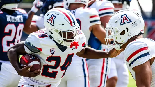 defensive back Jai-Ayviauynn Celestine (24) - TUCSON, ARIZ. —Football Practice Aug. 15, 2023.
Photo by Madison Farwell / Arizona Athletics