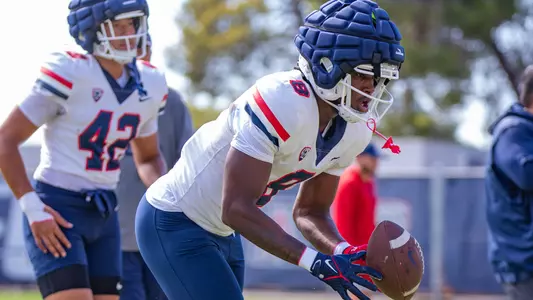 linebacker Sterling Lane II (8) -TUCSON, ARIZ. -- Football Fall Camp Day 12
Aug. 16, 2023.
Photo by Marison Bilagody / Arizona Athletics