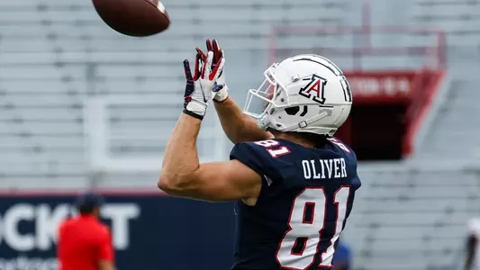 wide receiver Julius Oliver (81) - TUCSON, ARIZ. -- Football Scrimmage.
Aug. 19, 2023.
Photo by Ary Frank / Arizona Athletics