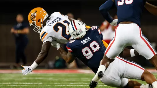 defensive lineman Tiaoalii Savea (98) - TUCSON, ARIZ. -- Football vs. UTEP.
Sept. 16, 2023.
Photo by Ary Frank / Arizona Athletics