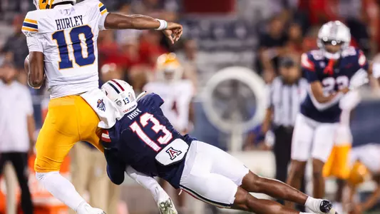 defensive back Martell Irby (13) - TUCSON, ARIZ. -- Football vs. UTEP at Arizona Stadium.
Sept. 16, 2023.
Photo by Mike Christy / Arizona Athletics
