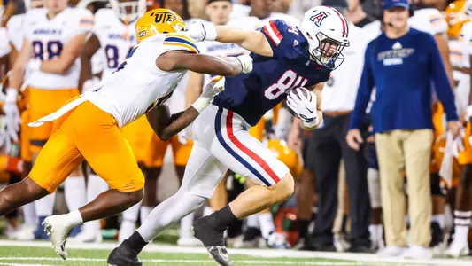 tight end Tanner McLachlan (84) - TUCSON, ARIZ. -- Football vs. UTEP at Arizona Stadium.
Sept. 16, 2023.
Photo by Mike Christy / Arizona Athletics