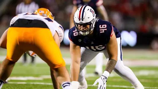 defensive lineman Ta'ita'i Uiagalelei (46) - TUCSON, ARIZ. -- Football vs UTEP at Arizona Stadium.
Sept. 16, 2023.
Photo by Rebecca Sasnett / Arizona Athletics