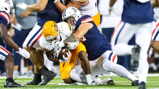 defensive lineman Ta'ita'i Uiagalelei (46) - TUCSON, ARIZ. -- Football vs UTEP at Arizona Stadium.
Sept. 16, 2023.
Photo by Rebecca Sasnett / Arizona Athletics