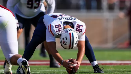 long snapper Seth MacKellar (64) - Stanford, CALIF. -- Football vs Stanford at Stanford Stadium.
Sept. 23, 2023.
Photo by Rebecca Sasnett / Arizona Athletics