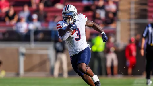 running back Jonah Coleman (3) - Stanford, CALIF. -- Football vs Stanford at Stanford Stadium.
Sept. 23, 2023.
Photo by Rebecca Sasnett / Arizona Athletics