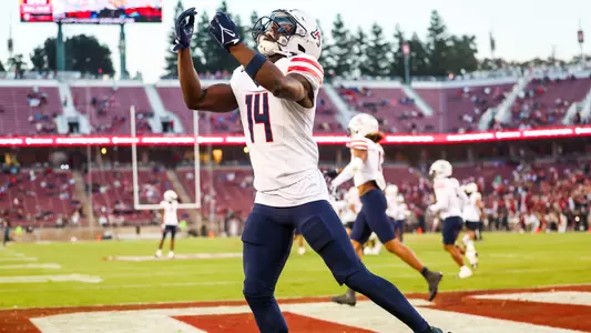 safety DJ Warnell Jr. (14) - Stanford, CALIF. -- Football vs Stanford at Stanford Stadium.
Sept. 23, 2023.
Photo by Rebecca Sasnett / Arizona Athletics