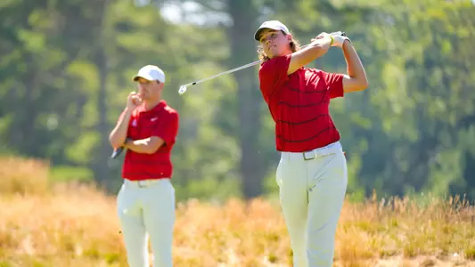 Filip Jakubcik - GRAND HAVEN, MICH. -- Men’s golf competes in the Folds of Honor Collegiate at American Dunes Golf Club.
Sept. 4, 2023.
Photo by Dom Furore