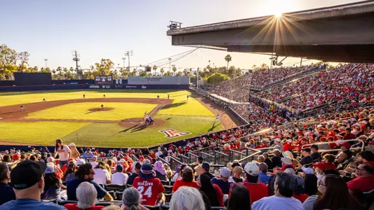 - TUCSON, ARIZ. -- Baseball vs. Grand Canyon University in a 2024 NCAA Regional game at Hi Corbett Field.
May 31, 2024.
Photo by Mike Christy / Arizona Athletics