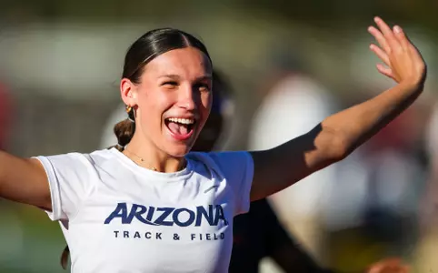 Brooke Nordman - TUCSON, ARIZ. -- Track and Field competes in the intrasquad Red/White/Blue meet at Roy P. Drachman Stadium.
Dec. 8, 2023.
Photo by Mike Christy / Arizona Athletics