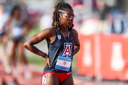 Jade Brown - TUCSON, ARIZ. -- Track and Field during the Willie Williams Classic at
March 22, 2024.
Photo by Rebecca Sasnett / Arizona Athletics