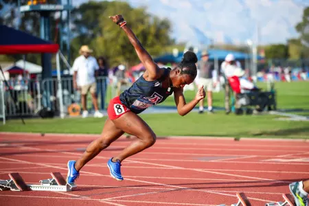Dakota Minor - TUCSON, ARIZ. -- Track and Field during the Willie Williams Classic at
March 22, 2024.
Photo by Rebecca Sasnett / Arizona Athletics