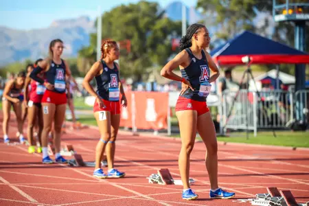 Zana Ryan - TUCSON, ARIZ. -- Track and Field during the Willie Williams Classic at
March 22, 2024.
Photo by Rebecca Sasnett / Arizona Athletics