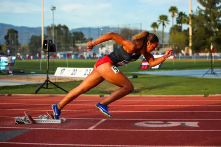Cecelia Woods - TUCSON, ARIZ. -- Track and Field during the Willie Williams Classic at
March 22, 2024.
Photo by Rebecca Sasnett / Arizona Athletics