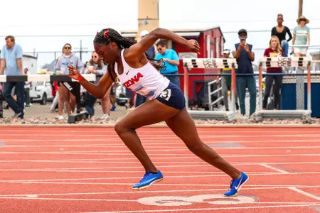 Ava Simms - TUCSON, ARIZ. -- Track and Field during the Willie Williams Classic day 2 at
March 23, 2024.
Photo by Rebecca Sasnett / Arizona Athletics