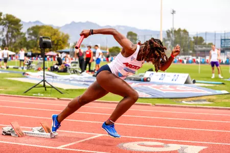 Jade Brown - TUCSON, ARIZ. -- Track and Field during the Willie Williams Classic day 2 at
March 23, 2024.
Photo by Rebecca Sasnett / Arizona Athletics