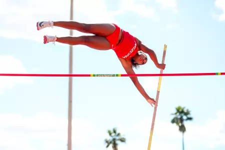 Olivia Dillon - TUCSON, ARIZ. —Track and Field during the Desert Heat Classic at Drachman Stadium
April 27, 2024.
Photo by Rebecca Sasnett / Arizona Athletics