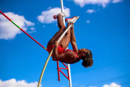 Olivia Dillon - TUCSON, ARIZ. —Track and Field during the Desert Heat Classic at Drachman Stadium
April 27, 2024.
Photo by Rebecca Sasnett / Arizona Athletics