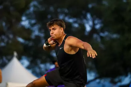 Richard Legarra - TUCSON, ARIZ. —Track and Field during the Desert Heat Classic at Drachman Stadium
April 27, 2024.
Photo by Rebecca Sasnett / Arizona Athletics