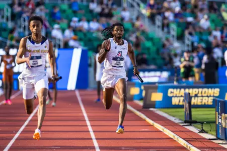 Tyson Tippett - EUGENE, ORE. -- Track and Field athletes compete during Day 3 of the 2024 NCAA Outdoor Track and Field National Championships at Hayward Field.
June 7, 2024.
Photo by Mike Christy / Arizona Athletics