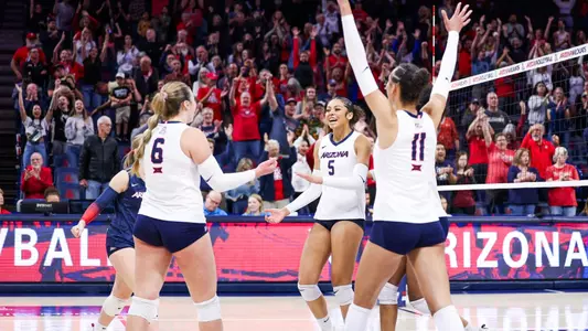 Volleyball Team Celebration
