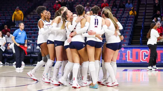 Volleyball Team Celebration