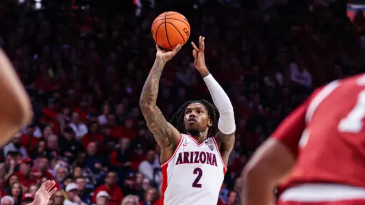 Caleb Love (2) -TUCSON, ARIZ. -- Men’s Basketball vs Stanford at McKale Center.
Feb. 4, 2024.
Photo by Marison Bilagody / Arizona Athletics