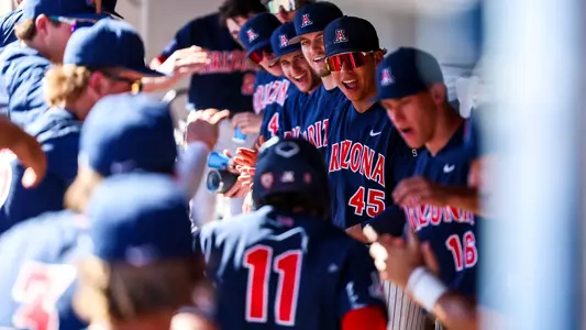 Alessandro Castro (45) - TUCSON, ARIZ. -- Baseball vs Utah Tech at Hi Corbett Field
Feb. 20, 2024.
Photo by Rebecca Sasnett / Arizona Athletics