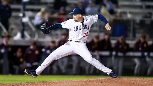 Jackson Kent (22) - TUCSON, ARIZ. -- Baseball vs ASU game 1 at Hi Corbett Field
March 15, 2024.
Photo by Rebecca Sasnett / Arizona Athletics