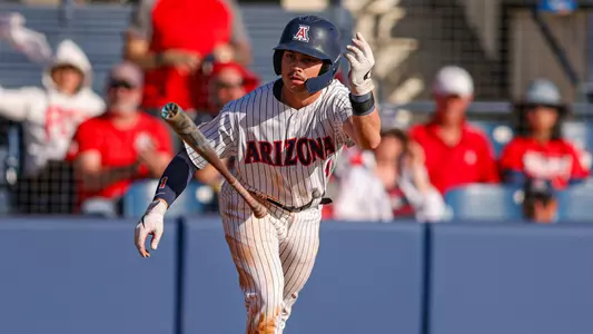 Garen Caulfield -TUCSON, ARIZ. -- Baseball vs Northeastern, Game 2 at Hi Corbett Field
Feb. 17, 2024.
Photo by Marison Bilagody / Arizona Athletics