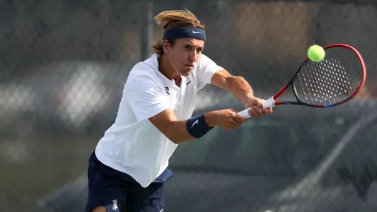 Gustaf Strom - TUCSON, ARIZ. -- #7 Men’s Tennis vs #33 Stanford at Lanelle Robson Tennis Center March 30, 2024.
Photo by Catherine Regan / Arizona Athletics