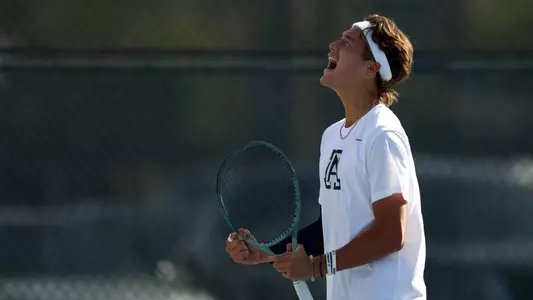 Jay Friend - TUCSON, ARIZ. -- #7 Men’s Tennis vs #33 Stanford at Lanelle Robson Tennis Center March 30, 2024.
Photo by Catherine Regan / Arizona Athletics