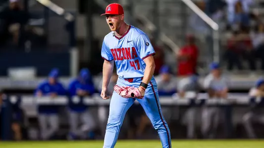 Kyler Heyne (47) - TUCSON, ARIZ. -- Baseball vs Louisiana Tech at Hi Corbett Field
April 13, 2024.
Photo by Rebecca Sasnett / Arizona Athletics
