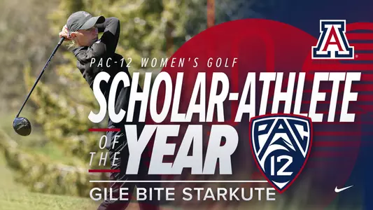 Gile Bite Starkute Pac-12 Scholar-Athlete of the Year
