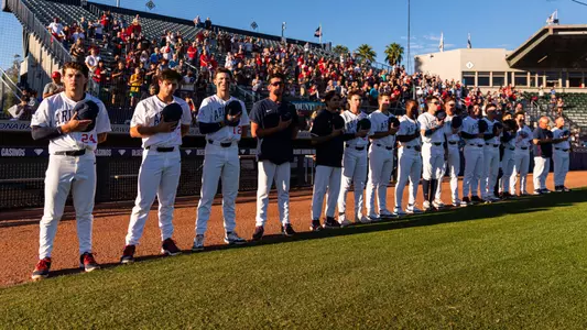 -TUCSON, ARIZ. -- Baseball vs. Washington State, Game One, at Hi Corbett Field.
April 19, 2024.
Photo by Marison Bilagody / Arizona Athletics