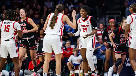 Salimatou Kourouma (24) - TUCSON, ARIZ. -- Women’s Basketball vs. Utah.
Jan. 7, 2024.
Photo by Ary Frank / Arizona Athletics