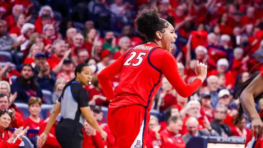 Breya Cunningham (25) - TUCSON, ARIZ. -- Women’s Basketball vs ASU at McKale Center
Feb. 4, 2024.
Photo by Rebecca Sasnett / Arizona Athletics