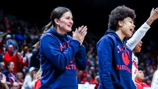 VEGAS, NV. -- Arizona Women’s Basketball vs USC on day 2 of the Pac12 Tournament at MGM Grand Garden Arena
March 7, 2024.
Photo by Rebecca Sasnett / Arizona Athletics