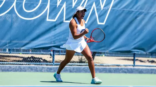 Teja Tirunelveli - TUCSON, ARIZ. —Women’s Tennis vs Washington State at LaNelle Robson Tennis Center
April 6, 2024.
Photo by Rebecca Sasnett / Arizona Athletics