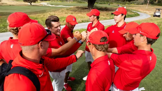 CARLSBAD, CALIF. -- Men’s golf competes in the 2024 NCAA Championships at Omni La Costa Resort & Spa.
May 27, 2024.
Photo by Derrick Tuskan / for Arizona Athletics