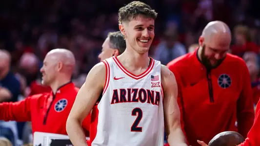 Addison Arnold (2) — TUCSON, ARIZ. -- Men’s Basketball vs. Colorado at McKale Center.
Jan. 25, 2025.
Photo by Madison Farwell / Arizona Athletics