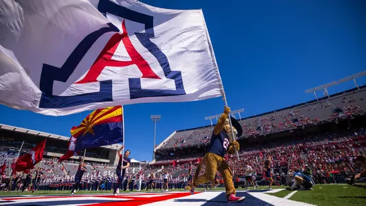— TUCSON, ARIZ. -- Football vs. Oklahoma State at Arizona Stadium.
Oct. 4, 2025.
Photo by Mike Christy / Arizona Athletics