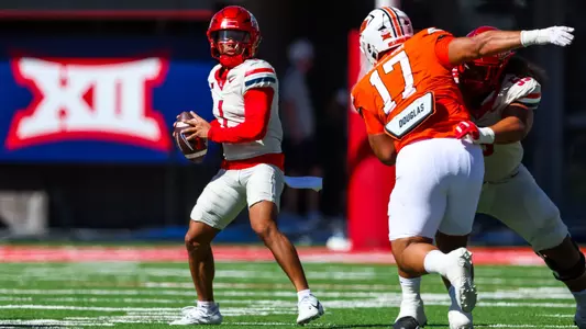 quarterback Noah Fifita (1) — TUCSON, ARIZ. -- Football vs. Oklahoma State at Arizona Stadium.
Oct. 4, 2025.
Photo by Mike Christy / Arizona Athletics
